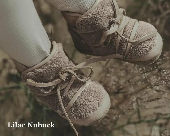 Donsje Amsterdam Shoes Baby Cassi Booties Stone Nubuck