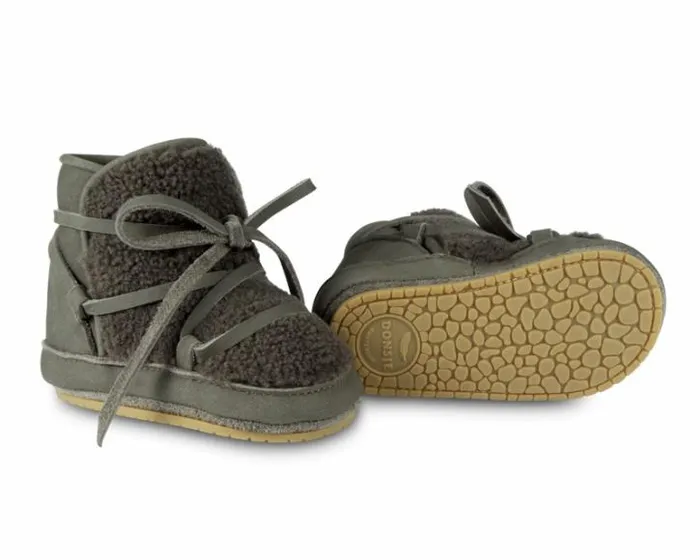 Donsje Amsterdam Shoes Baby Cassi Booties Stone Nubuck