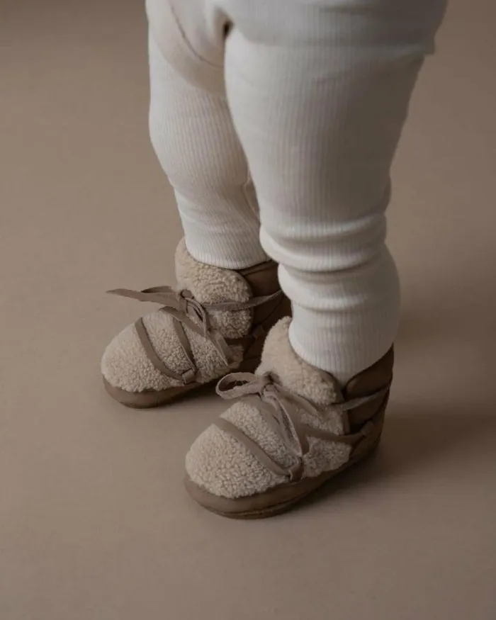 Donsje Amsterdam Shoes Baby Cassi Booties Truffle Nubuck