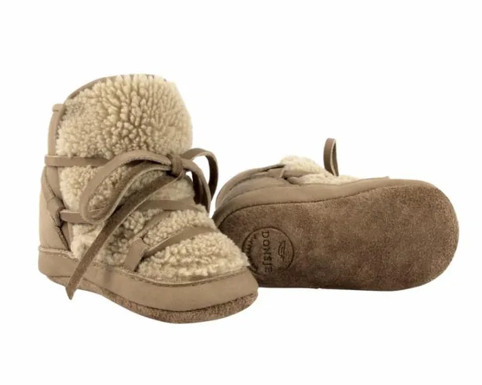 Donsje Amsterdam Shoes Baby Cassi Booties Truffle Nubuck