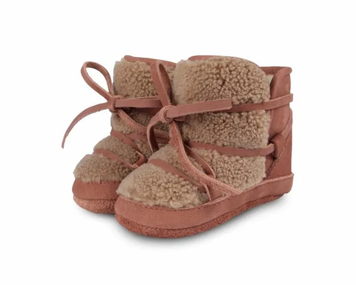 Donsje Amsterdam Shoes Baby Cassi Booties Walnut Nubuck
