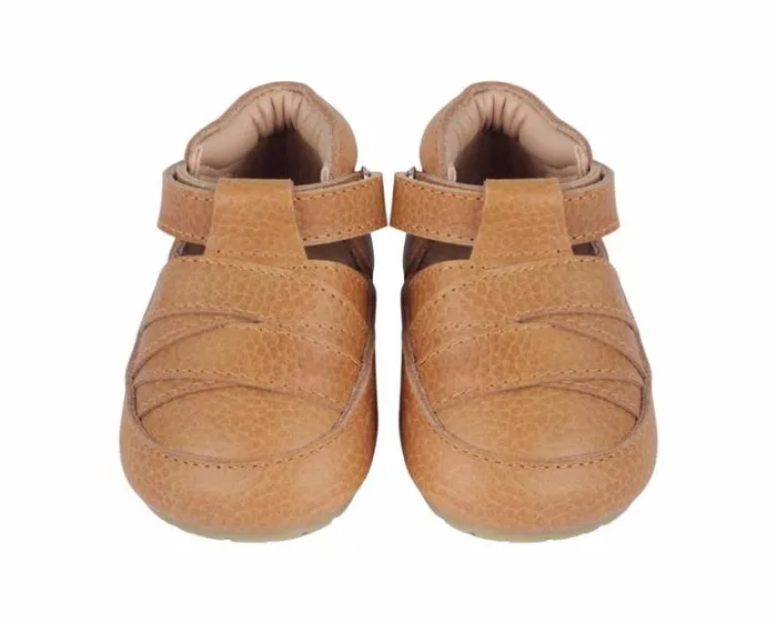 Donsje Amsterdam Shoes Baby Didier Toast Grain Leather
