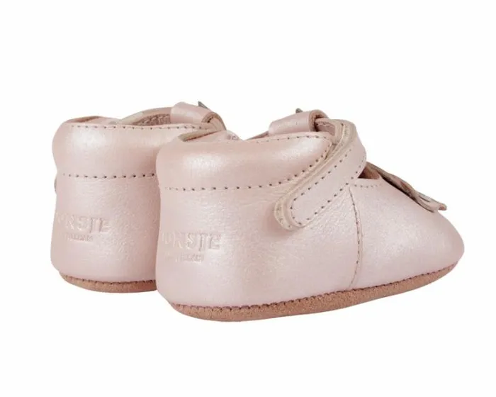 Donsje Amsterdam Shoes Baby Heidi Shoes Rose Metallic Leather