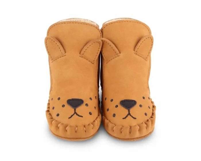 Donsje Amsterdam Shoes Baby Kapi Classic Booties Caramel Nubuck