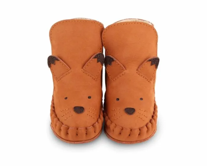 Donsje Amsterdam Shoes Baby Kapi Classic Booties Maple Nubuck
