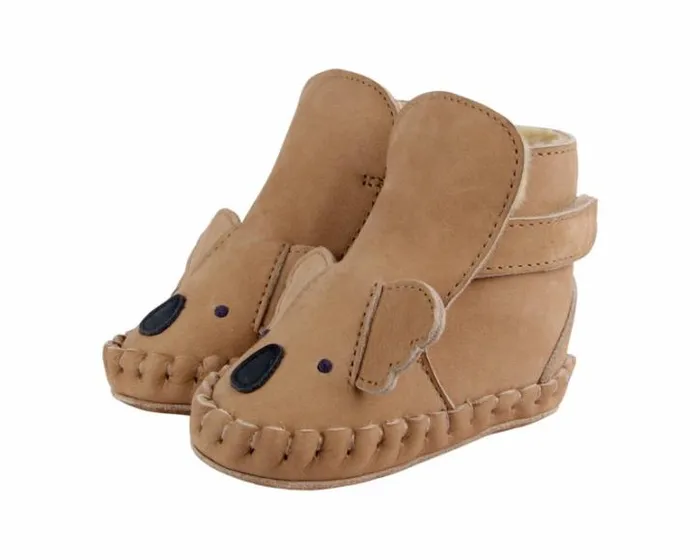 Donsje Amsterdam Shoes Baby Kapi Classic Booties Truffle Nubuck