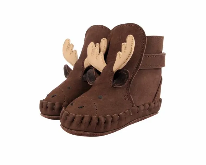Donsje Amsterdam Shoes Baby Kapi Exclusive Chocolate Nubuck