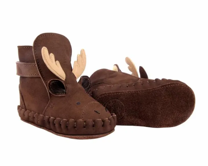 Donsje Amsterdam Shoes Baby Kapi Exclusive Chocolate Nubuck