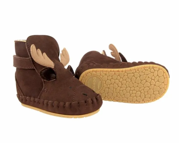 Donsje Amsterdam Shoes Baby Kapi Exclusive Chocolate Nubuck