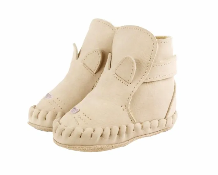 Donsje Amsterdam Shoes Baby Kapi Special Booties Cream Leather
