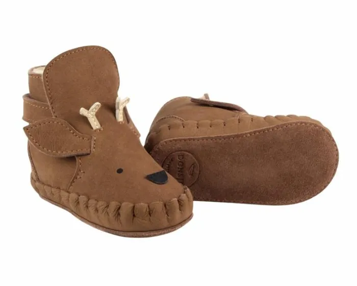 Donsje Amsterdam Shoes Baby Kapi Special Booties Hazelnut Nubuck
