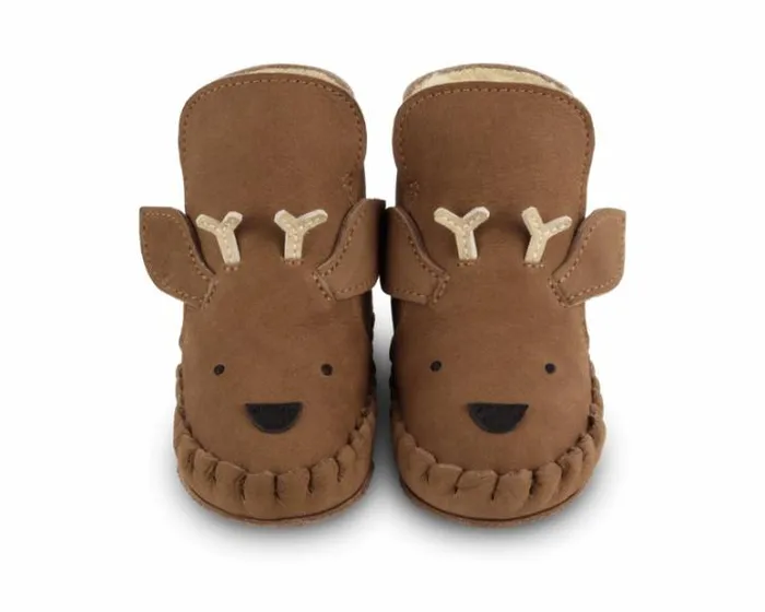 Donsje Amsterdam Shoes Baby Kapi Special Booties Hazelnut Nubuck
