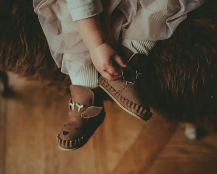Donsje Amsterdam Shoes Baby Kapi Special Booties Hazelnut Nubuck