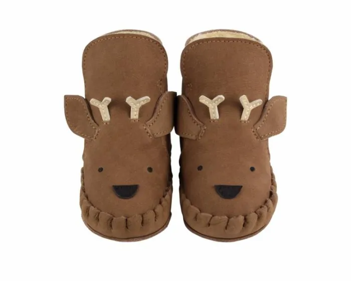 Donsje Amsterdam Shoes Baby Kapi Special Booties Hazelnut Nubuck