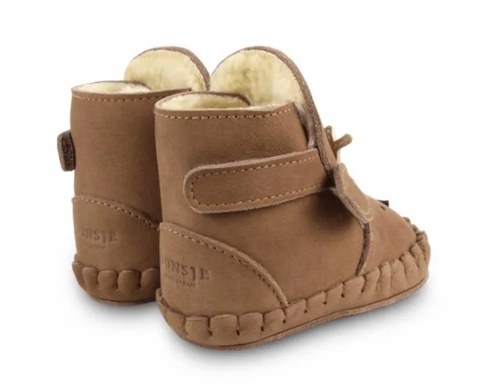 Donsje Amsterdam Shoes Baby Kapi Special Booties Hazelnut Nubuck