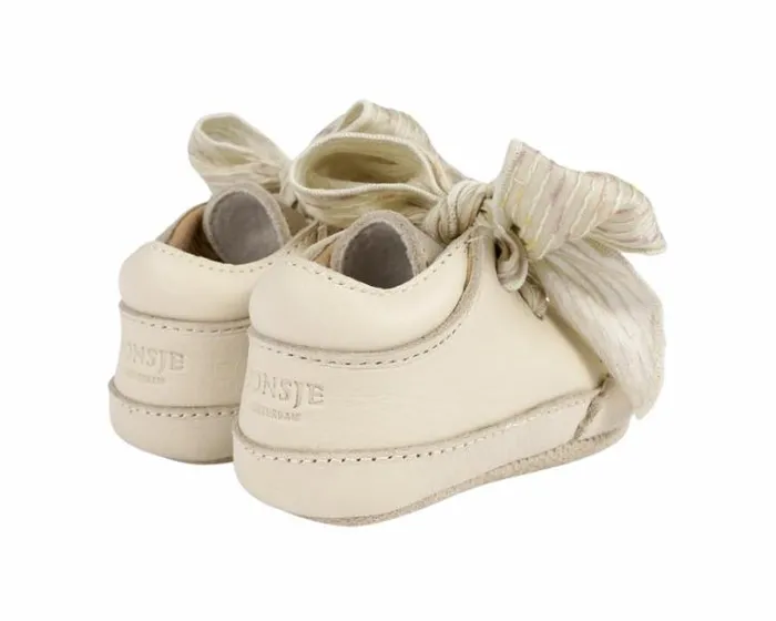 Donsje Amsterdam Shoes Baby Lahna Sneakers Cream Leather