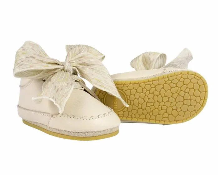 Donsje Amsterdam Shoes Baby Lahna Sneakers Cream Leather