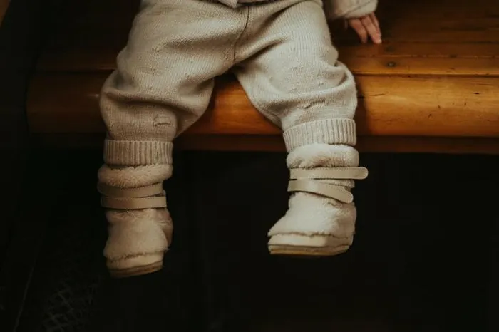 Donsje Amsterdam Shoes Baby Larisso Booties Cream Leather
