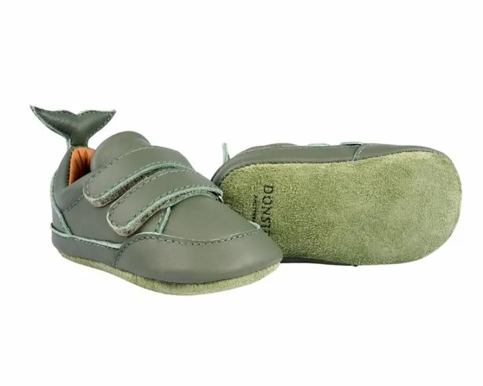 Donsje Amsterdam Shoes Baby Levin Sneakers Green Bay Leather
