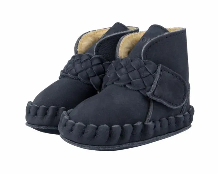 Donsje Amsterdam Shoes Baby Mace Booties Navy Nubuck