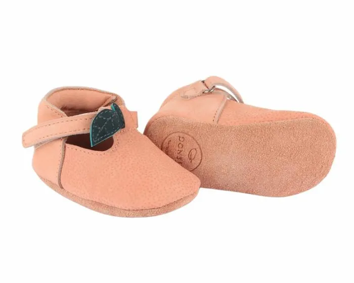Donsje Amsterdam Shoes Baby Nanoe Coral Dotted Nubuck