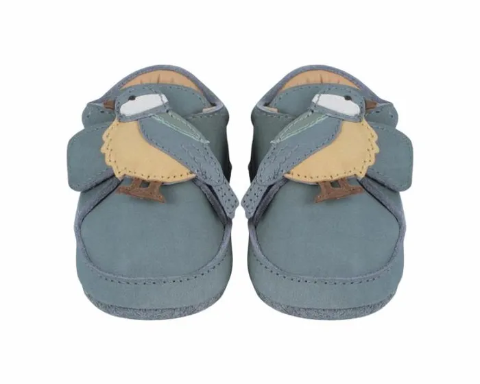 Donsje Amsterdam Shoes Baby Niek Petrol Nubuck