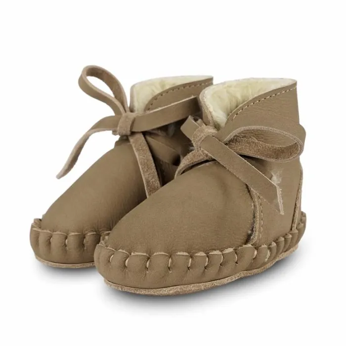 Donsje Amsterdam Shoes Baby Pina Classic Booties Truffle Nubuck