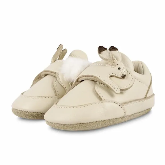 Donsje Amsterdam Shoes Baby Rere Sneakers Cream Leather