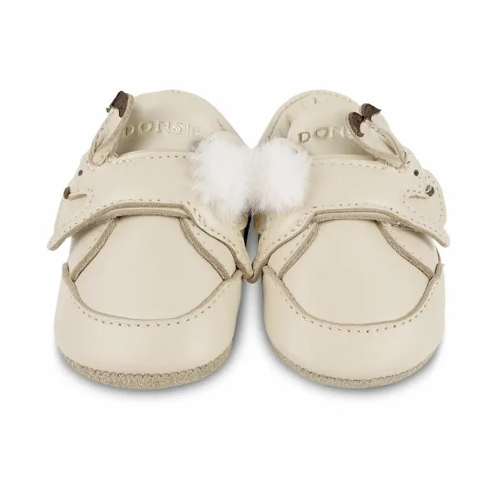 Donsje Amsterdam Shoes Baby Rere Sneakers Cream Leather