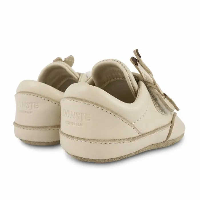 Donsje Amsterdam Shoes Baby Rere Sneakers Cream Leather