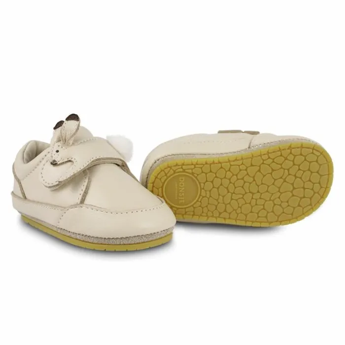 Donsje Amsterdam Shoes Baby Rere Sneakers Cream Leather