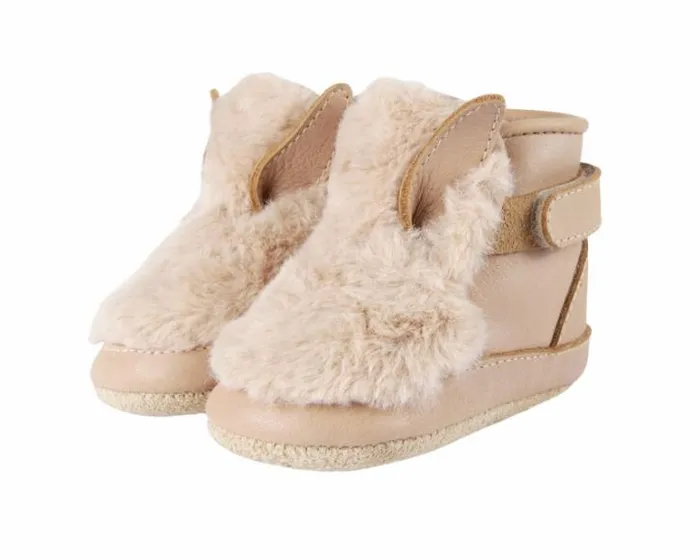 Donsje Amsterdam Shoes Baby Richy Booties Warm Beige Soft Faux Fur