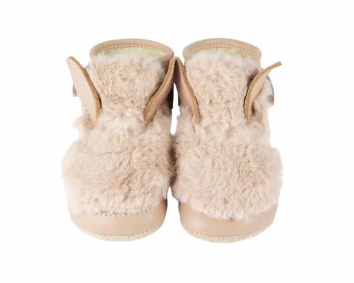 Donsje Amsterdam Shoes Baby Richy Booties Warm Beige Soft Faux Fur