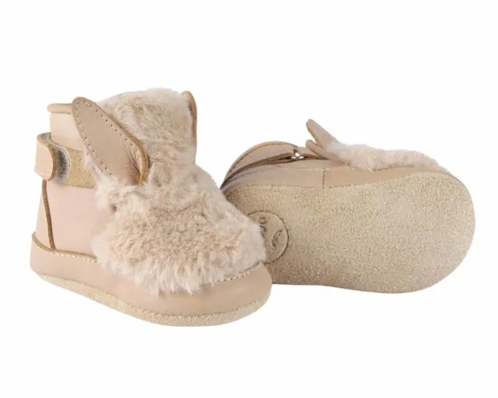 Donsje Amsterdam Shoes Baby Richy Booties Warm Beige Soft Faux Fur