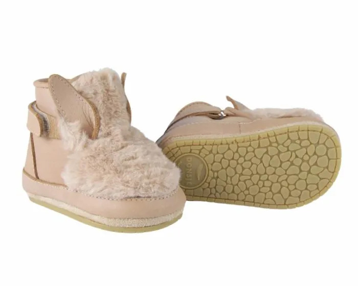Donsje Amsterdam Shoes Baby Richy Booties Warm Beige Soft Faux Fur
