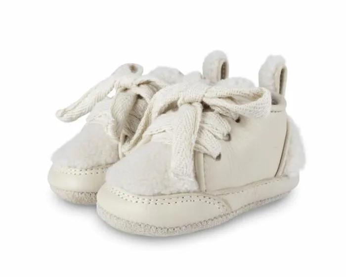 Donsje Amsterdam Shoes Baby Semmi Sneakers Cream Leather
