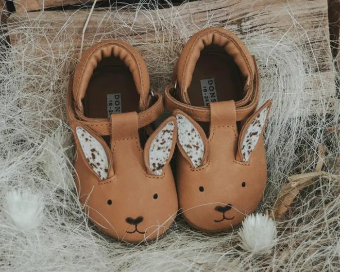 Donsje Amsterdam Shoes Baby Spark Exclusive Shoes Camel Classic Leather