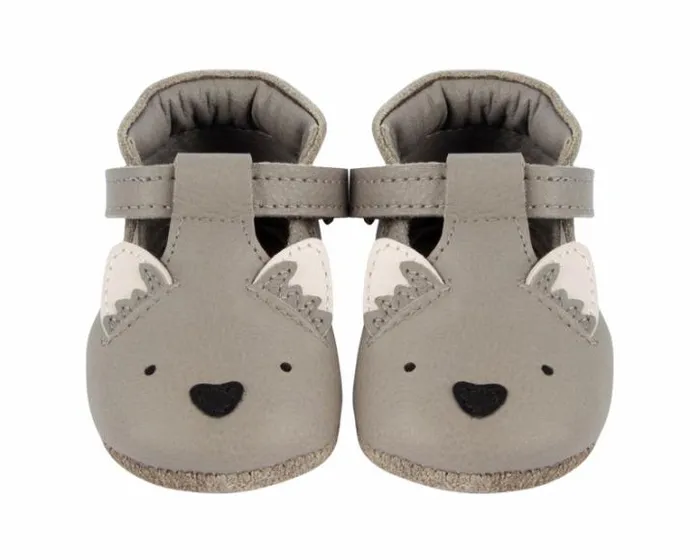 Donsje Amsterdam Shoes Baby Spark Special Shoes Elephant Grey Leather