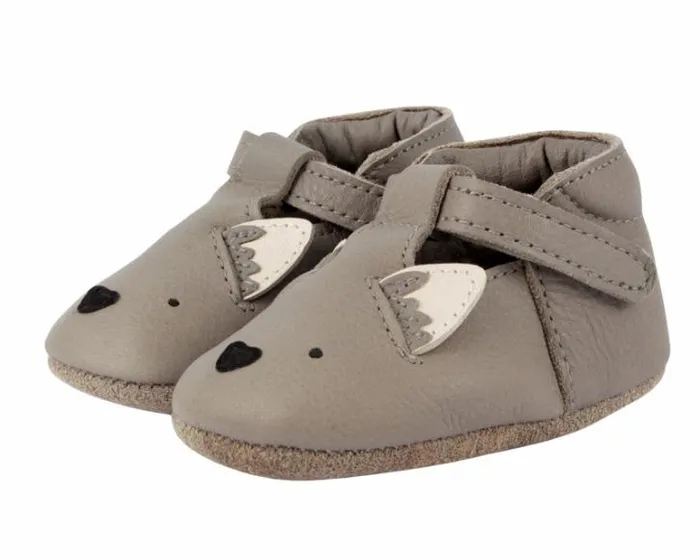 Donsje Amsterdam Shoes Baby Spark Special Shoes Elephant Grey Leather