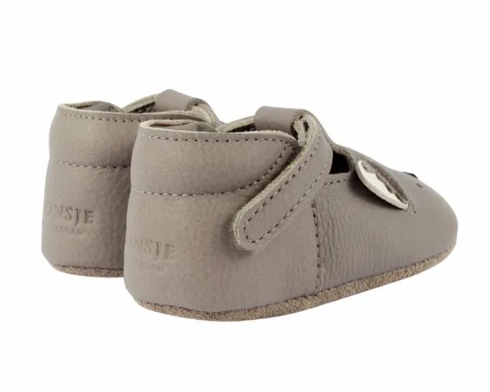 Donsje Amsterdam Shoes Baby Spark Special Shoes Elephant Grey Leather
