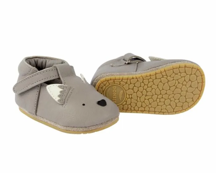 Donsje Amsterdam Shoes Baby Spark Special Shoes Elephant Grey Leather