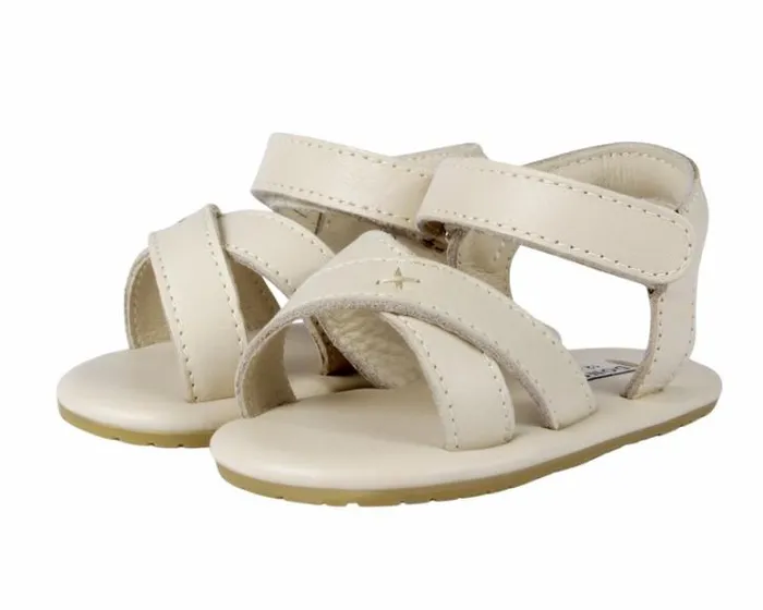 Donsje Amsterdam Shoes Baby Tobi Sandals Cream Leather