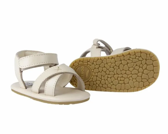 Donsje Amsterdam Shoes Baby Tobi Sandals Cream Leather