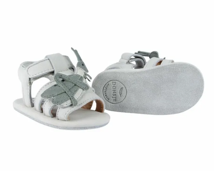 Donsje Amsterdam Shoes Baby Tuti Sky Sandals Light Grey Nubuck