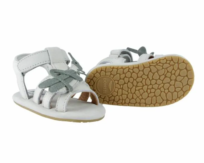 Donsje Amsterdam Shoes Baby Tuti Sky Sandals Light Grey Nubuck