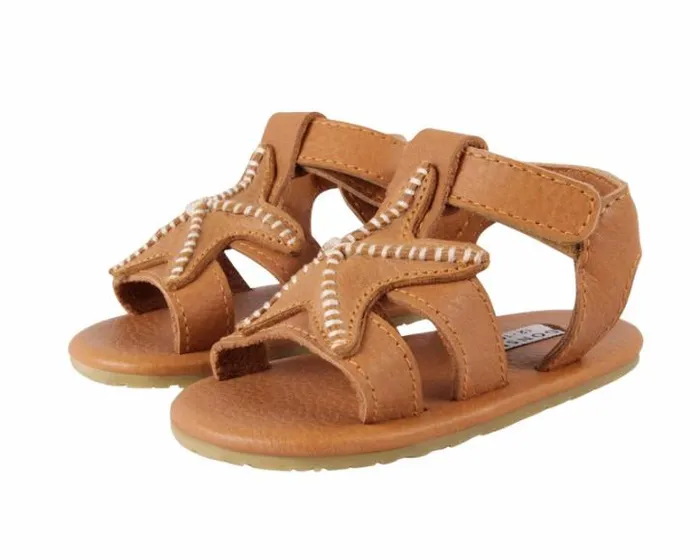 Donsje Amsterdam Shoes Baby Ushy Toast Grain Leather