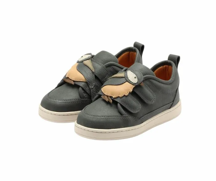 Donsje Amsterdam Sneakers Boys Kien Sneakers Petrol Leather
