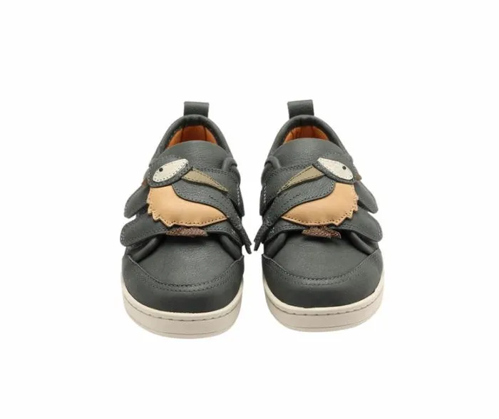 Donsje Amsterdam Sneakers Boys Kien Sneakers Petrol Leather