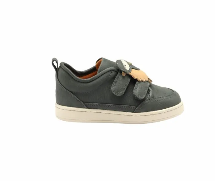 Donsje Amsterdam Sneakers Boys Kien Sneakers Petrol Leather