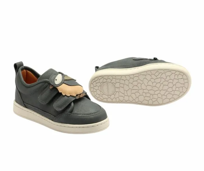 Donsje Amsterdam Sneakers Boys Kien Sneakers Petrol Leather